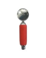 Krome Dispense C372 Red Plastic Tap Handle with Badge Holder