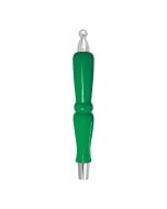 Krome Dispense C694 Green Plastic Mini Pub Style Tap Handle, Chrome Finish