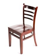 Oak Street Wood Frame Ladderback Dining Chair | Choose Stain