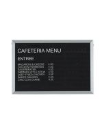 24" X 36" Letter Board, Black