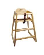 Winco CHH-101 Wooden Restaurant High Chair