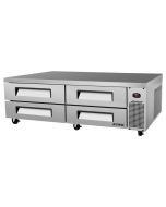 Turbo Air 4 Drawer Deluxe Refrigerated Chef Base, 83-5/8" Wide
