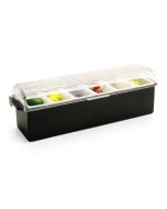 Vollrath Kondi-Keeper Condiment Dispenser Black 6 Insert