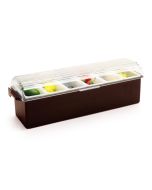 Vollrath Kondi-Keeper Condiment Dispenser Brown 6 Insert