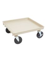 Vollrath 1697-32-LC2 Traex Dish Rack Dolly Beige With Locking Casters