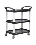 Vollrath 2-Shelf 33" Plastic Utility Cart | 300 Lb Capacity