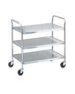 Vollrath 2-Shelf Metal Utility Cart | 400 Lb Capacity | Knocked Down