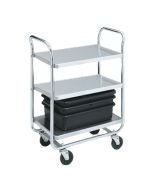 Vollrath 3-Shelf Stainless Steel Utility Cart | 400 Lb Capacity
