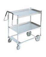Vollrath 2-Shelf Stainless Steel Ergonomic Cart | 650 Lb Capacity