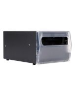 Vollrath One-Sided Countertop Full-Fold Napkin Dispenser Black with Clear Faceplate