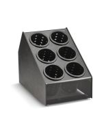 Vollrath Six-Compartment Countertop Flatware Organizer with Removable Cylinders