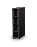 Vollrath Vertical Countertop Lid and Straw Holder Cabinet with Three Lid Compartments and Straw Compartment