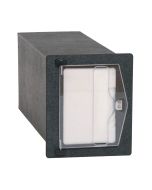 Vollrath Flush Mount High-Volume Napkin Dispenser Black