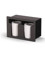 Vollrath Two-Column Horizontal Flush-Mount T-Shaped Lid Holder Black