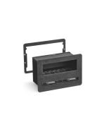 Vollrath Flush Mount Wrapped-Straw Dispenser Black