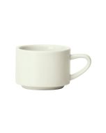 Winco BCC-75N-AW Birkhall Stacking 7-1/2 oz. American White Coffee Cup 3 Dozen