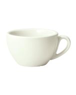 Winco BCC-75S-AW Birkhall Short 7-1/2 oz. American White Coffee Cup 3 Dozen