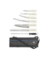 9-Piece Knife Set with 11-Compartment Knife Bag