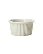 Winco FRR-275-AW 2-3/4 oz Ramekin / Sauce Cup 2-3/4"W X 1-1/2"H Fluted American White 4 Dozen
