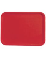 Update International 14" X 18" Red Cafeteria Tray