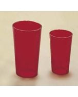 Cambro 8 Oz Ruby Red Plastic Tumbler Cups (1 Dozen) | 800PSW12156