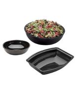 Cambro 5 Qt Rectangular Serving Bowl for Fruit, Pasta, Salad | RSB1014CW110