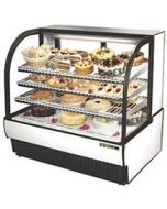 50" Curved Glass Bakery Refrigerated Display Case ny True