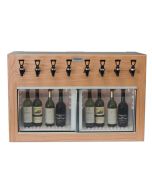 Monterey 7774 8 Bottle Wine Preservation System, Oak