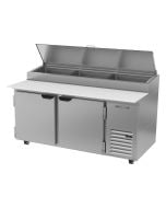 Beverage Air DP67HC Refrigerated Pizza Top Counter Prep Table