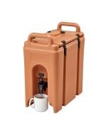 Cambro Camtainer 2.5 Gal Portable Thermal Beverage Dispenser | Beige