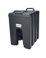 Cambro 1000LCD110 Camtainer 11.75 Gal Portable Thermal Beverage Dispenser| Black