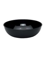 Cambro 12" 5.8 Qt. Camwear Bowl | Ribbed, Black | RSB12CW110