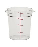 Cambro 4 Qt CamWear Clear Round Food Storage Container