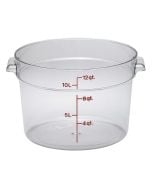 Cambro 12 Qt Clear Round Storage Container