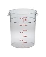 Cambro 22 Qt Clear Round Storage Container