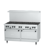 US Range 60" Restaurant Range | 10 Burners, 2 Ovens | Natural Gas | X60-10RR