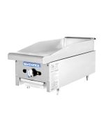 Turbo Air TAMG-12 Radiance 12" Manual Gas Countertop Griddle