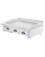 Turbo Air TATG-36 Radiance 36" Thermostatic Gas Countertop Griddle