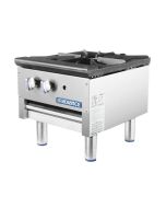 Turbo Air TASP-18S Radiance 18" Manual Gas Stock Pot Range 3-Ring Burner