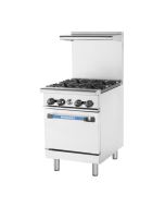 Turbo Air TAR-4 Radiance 24" Gas Range 4 Open Burners Standard Oven