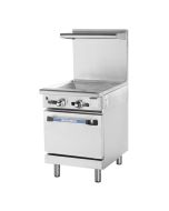 Turbo Air TAR-24G Radiance 24" Gas Range with Thermostatic Griddle & Standard Oven
