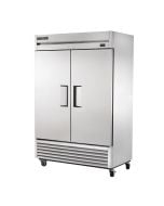 True T-49F-HC Two Solid Door Two Section Commercial Reach-In Freezer 54"