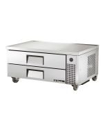 Chef Base Low Boy Refrigerated Equipment Stand 52 " with two drawers. The True TRCB-52 supports 717 Lbs equipment weight on it's surface