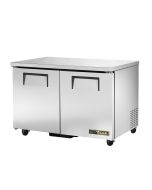 48" Double Door Commercial Undercounter Stainless Steel Refrigerator -True TUC-48-HC 