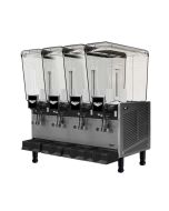 Vollrath VBBE4-37-F Refrigerated Beverage Dispenser 4 Bowl Fountain Spray | 4 x 5.28 gal Bowls