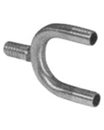 U-Bend "T" Beer Hose Fitting for 3/8" ID Tubing, Stainless Steel