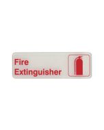 Sign 9x3" Fire Extinguisher        