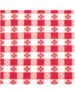 52" x 90" Oblong Tablecloth - Red & White Checkered