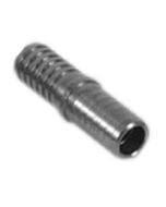 1/4" X 1/4" Beer Line Hose Union, Stainless Steel