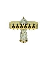 American Beverage 6 Tap Ceramic T-Style Draft Beer Tower